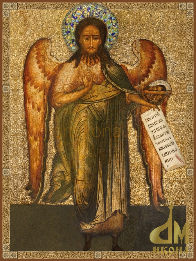 Современная православная икона "Ангел Пустыни (Иоанн Предтеча)" - купить оптом или в розницу.