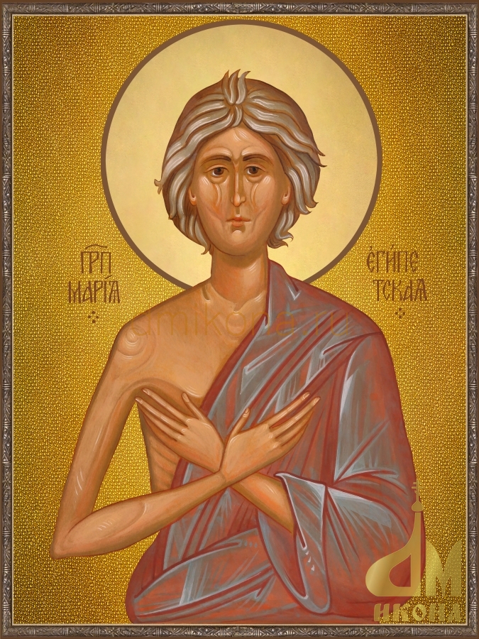 Современная православная икона "Мария Египетская" - купить оптом или в розницу.