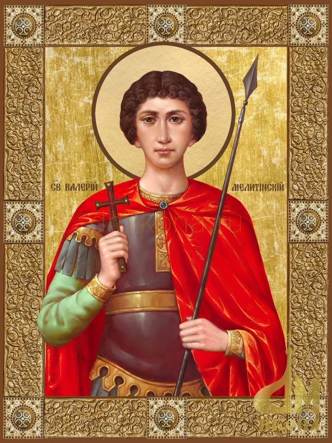 Современная православная икона "Валерий Мелитинский" - купить оптом или в розницу.