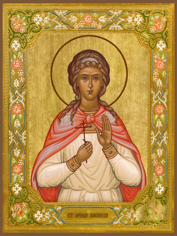 Современная православная икона "Василисса Никомидийская" - купить оптом или в розницу.