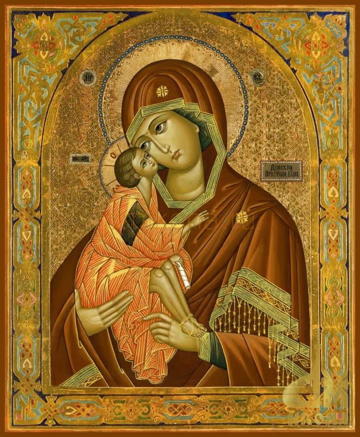 Современная православная икона "Донская икона Божией Матери" - купить оптом или в розницу.