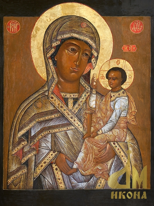 Старинная православная икона "Смоленская икона Божией Матери" - купить оптом