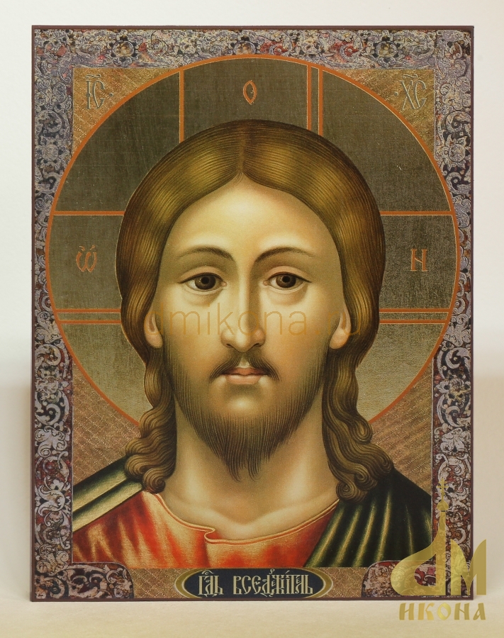 Современная православная оплечная икона Господа Вседержителя - купить оптом или в розницу.