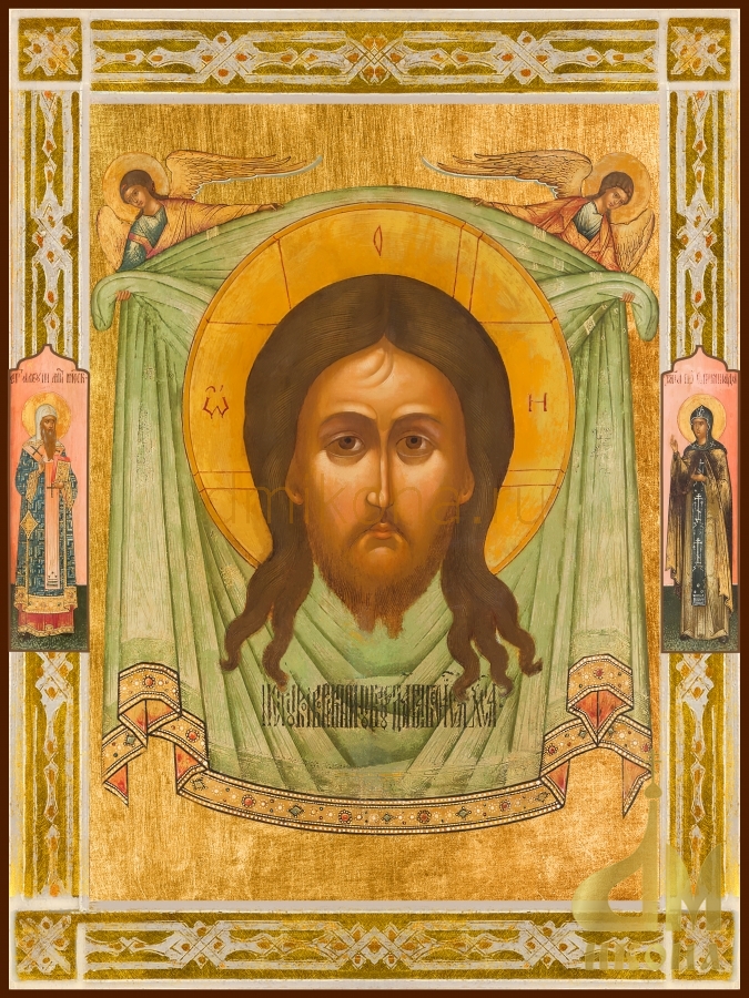 Старинная православная икона Спас Нерукотворный - купить оптом или в розницу.